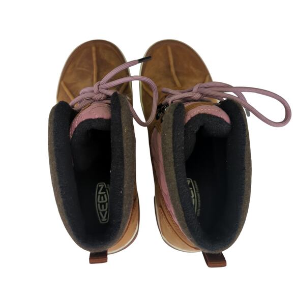 Keen Elsa II Boot 1019638 Waterproof Leather Ankle Quilted Insulated Women's 8.5 - Picture 5 of 9